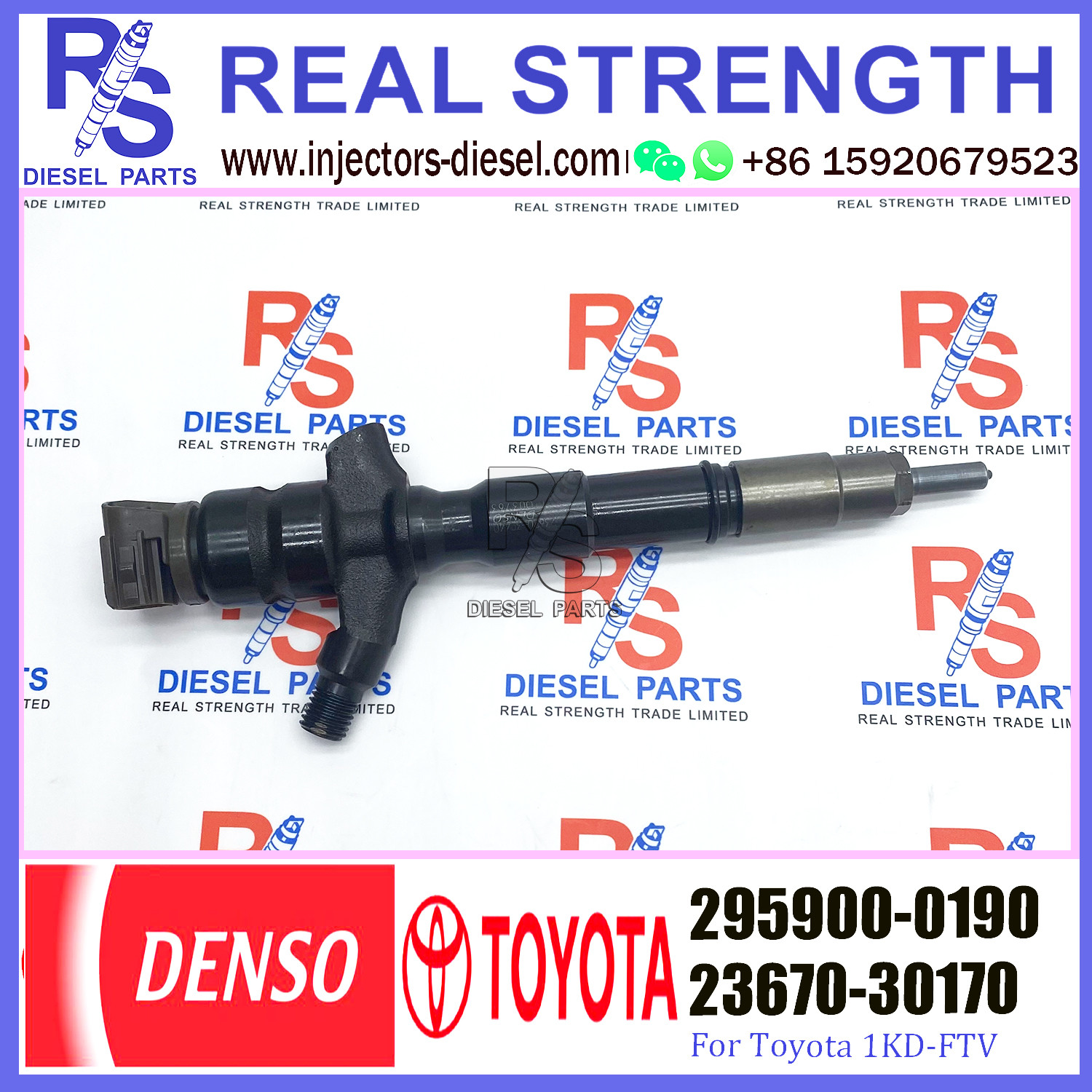 295900-0240 Common Rail Diesel Fuel Injector 23670-39445 23670-30170 295900-0190, 2959000240, 2367039445 2367030170