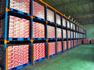 China Powder Coated Drive In Pallet Rack , Durable Steel Pallet Racking wholesale