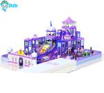 Cute Style Diverse Color Choose Kids Amusement Park Castle Theme Pvc Material