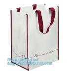 wholesale custom printed logo gift non woven bag/handle shipping bag for clothes