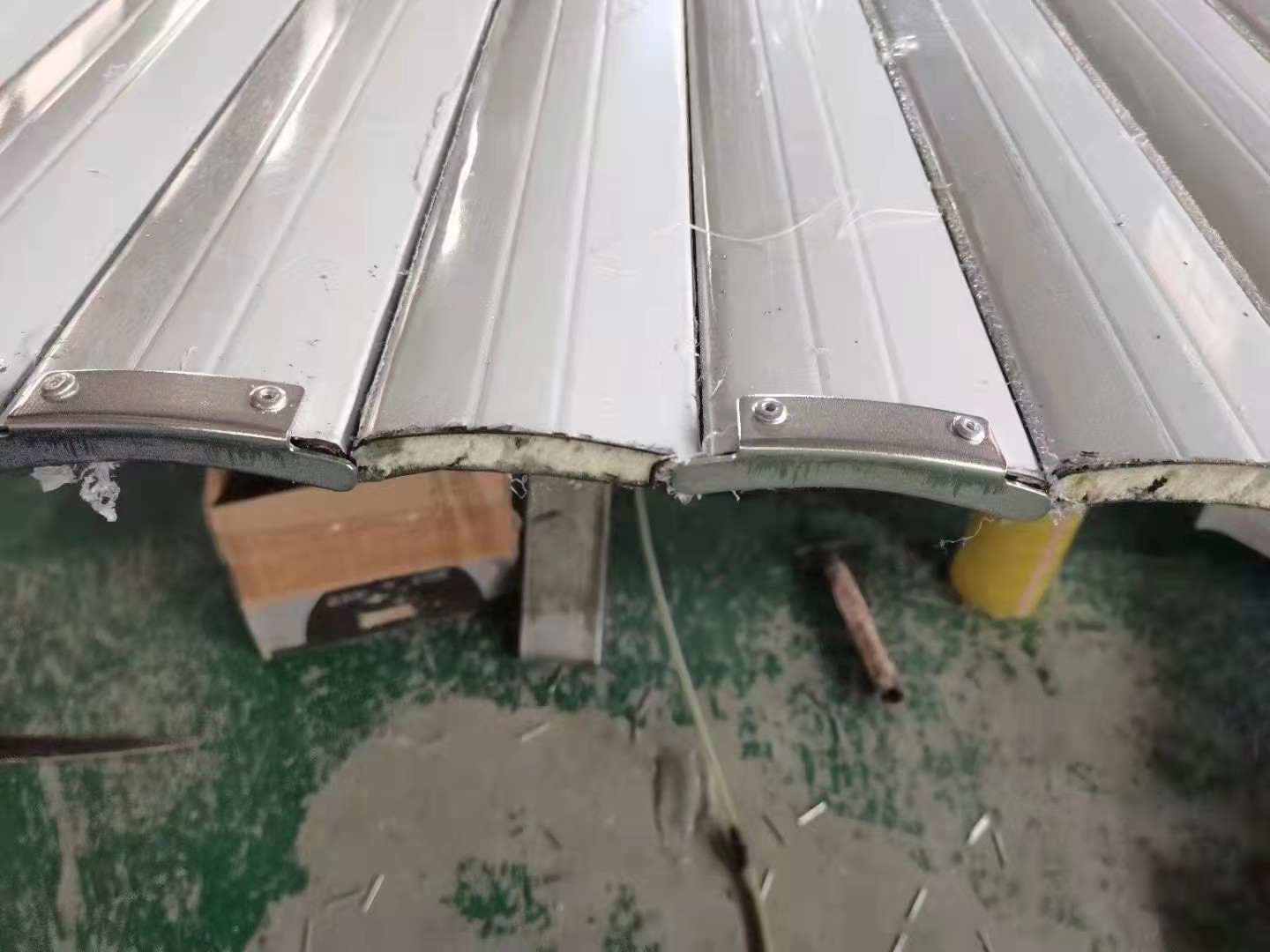 Insulated Steel Roller Shutter Door / Automatic Electric Roller Shutter Doors For Garages