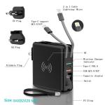 Interchangeable Plug Wall Charger PD20W For iphone 12