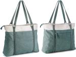 WOMEN LAPTOP TOTE BAG FOR WORK LIGHTWEIGHT SPLICE CANVAS 15.6 INCH HANDBAG PURSE