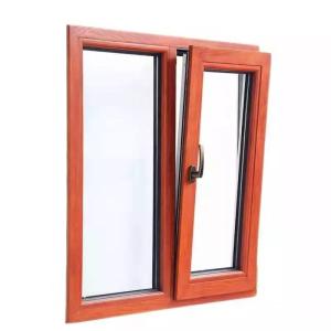 China Thermal Break 3.0mm Aluminum Tilt And Turn Window With Tempered Glass wholesale