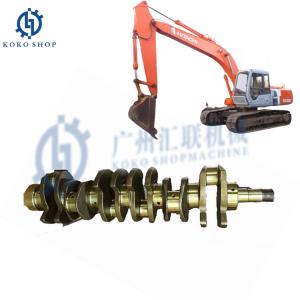 China Isuzu Engine Parts Crankshaft Assy 112310-4070 1123104070 112310-4480 For 6BD1 6BD1T Hitachi EX200-1 EX200-5 Excavator wholesale
