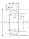 Above 420mm Dimension Standard Precision Tapered Roller Bearings 30220
