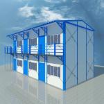 Modern Prefabricated Luxury House Flat Pack House for Workshop Warehouse