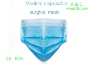 China Anti Germs Medical Grade Face Mask , Disposable Pollution Mask Easy Breathability wholesale