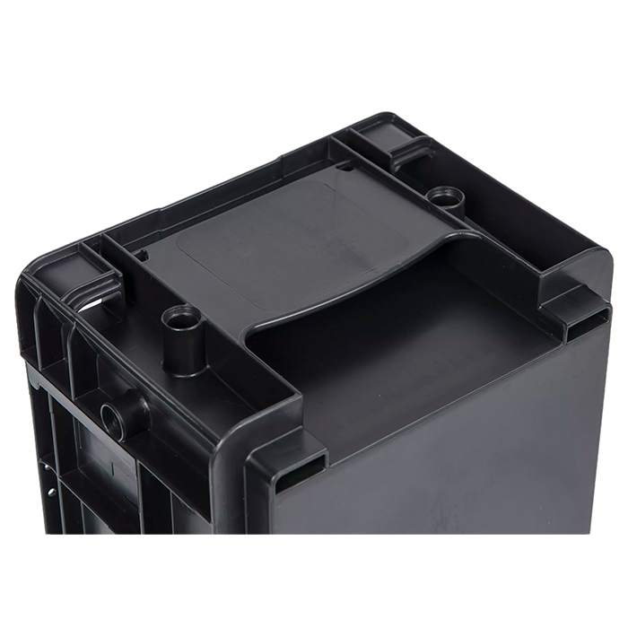Reusable Plastic Crates For Auto Parts 300x200x147mm External Size Stackable