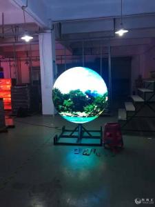China Customized 360 Degree LED Display Soft Curved Ball Sphere LED Video Display Screen wholesale