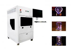 China White 3D Crystal Laser Engraving Machine  For Crystal And Glass Engraving wholesale