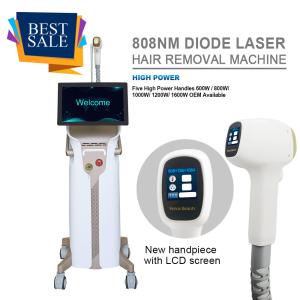 China 12 X 20mm 808 Nm Laser Hair Removal 1600watt Alma Soprano Ice Platinum wholesale