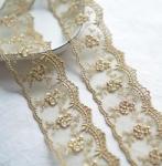 white embroidered heavy beaded lace fabric luxury