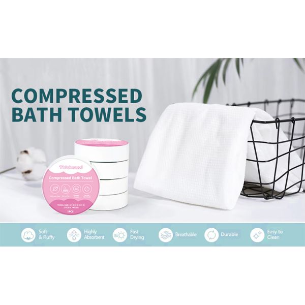 China Compressed Bath Towel Factory