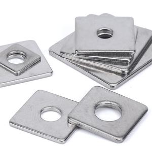 China SUS304 Square Hole Washer Din434 Stainless Steel Square Washers wholesale