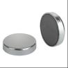 Buy cheap Nickel Coated Ferrite Shallow Pot Round Base Magnet from wholesalers