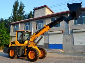 China 2.5ton 1.3m3 bucket telescopic boom wheel loader with max lifting height 6000mm wholesale