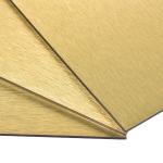 Impact-resistant Aluminum-Finished Composite Panel 2440mm Length