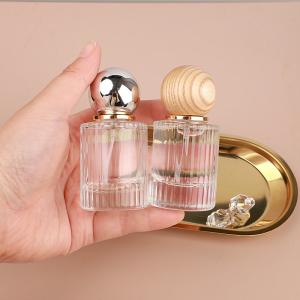 China Portable Perfume Spray Bottled 30ml 50ML Glass Empty Walnut wholesale