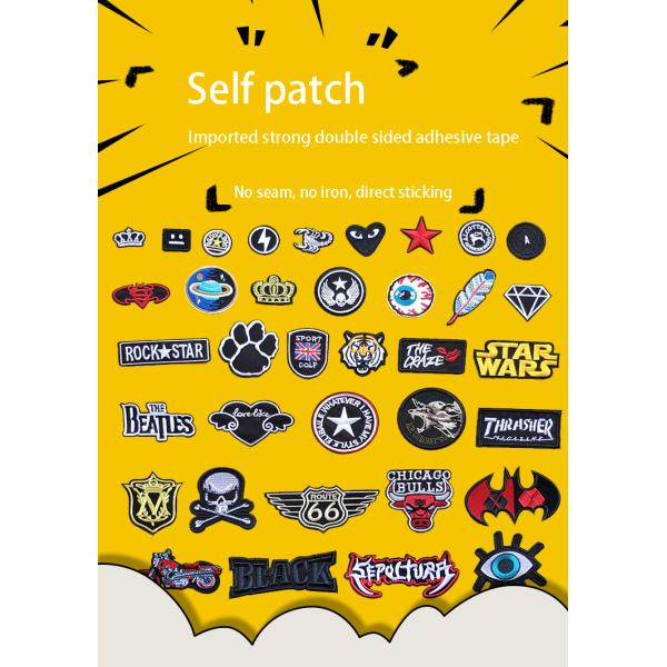 Cartoon Animal Embroidery Iron-On Patch For Clothing