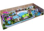 Wheelchair Accessible Fiberglass Aqua Park Design With Stainless Steel And