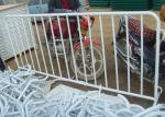 CE Galvanized Metal Crowd Control Barriers 1100X2200mm For Pedestrian