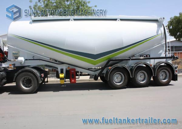 Tri - Axle Lifting Tandem Axle Utility Trailer Bulk Tanker Trailer 52 KL