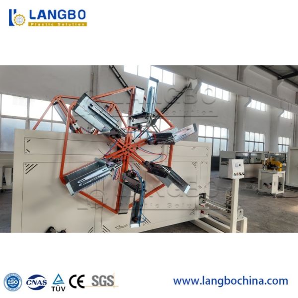 High Performance PE Pipe Extrusion Line 45-160mm with PLC+Touch Screen Control Single Screw Extruder