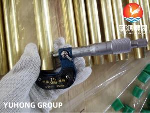 China ASTM B111 C44300 Admiralty Brass Seamless Heat Exchanger , Condensador Tube wholesale