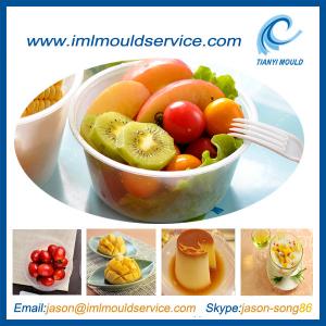 China injection moulding of 450ml plastic soup bowl and container for thin wall wholesale
