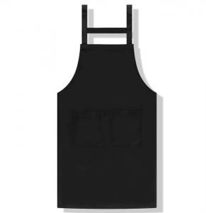 China Promotion Blank Calico Aprons Non Woven Fixed Sewn Neck Strap Adjustable Buckle wholesale