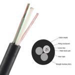 ASU 1-24 Core Optical Fiber Cable 2 FRP Central Strength Member Fiber Optic