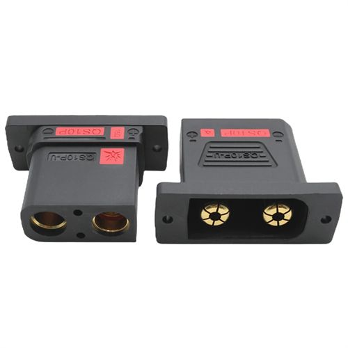 QS10P-U Anti Plug 210A Large Current Charging Connector Fixed Type Lock Adapter FR RC Lipo Battery