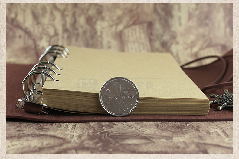 LOGO Customized Logo A5/A6 PU Leather Notepad Customizable Creative Stationery Notebook