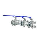 316L Stainless Steel Jacket Manual Weld Straight Ball Valve for Normal