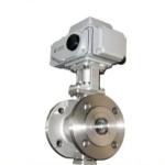 AC220V DN15 - DN250 Electric Control Valve Stainless Steel Water Flow Rate