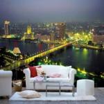 Office Interior Decorative Self -Adhesive Wallpaper with Small / Large Size CK12