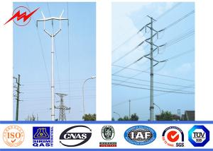 China 20m Power Tubular Steel Structure Electrical Transmission Poles 33kv Line Array Tower wholesale