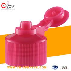 China Screw Plastic Bottle Flip Top Cap 38mm 24/410 wholesale