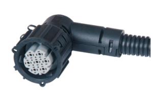 China 12v 7 Pin Trailer Light Plug Black Tow Light Plug IATF16949 Certification wholesale