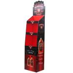 Patterned Corrugated Cardboard Display Customized Size Eye Catching Style
