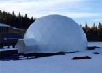 Waterproof Roof Fabric Sphere Geodesic Dome Tent 50 People Fireproof Outdoor