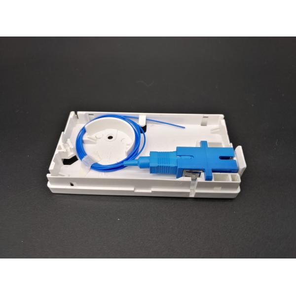 SC Simplex LC Duplex Fiber Optic Termination Box ABS Fiber Wall Socket 1cores