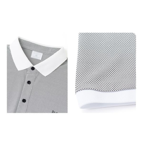 Customized Logo Men's for Shirt Breathable Knitted Solid Fringe Embroidered Silk Screen Printed Short Sleeve XL Golf Sports
