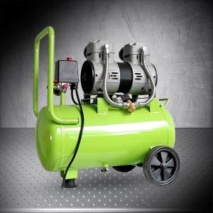 China 120L/Min 24L Oil Free Noiseless Compressor For Tire Inflation，The air compressor is put the 1100w copper induction motor wholesale