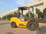 Double Front Tyre Diesel 4 Ton Forklift with 500mm Load Center and High Load