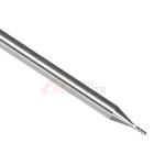 1/4 X 4 Oal 1/2" 3 Flute Carbide End Mill For Aluminum 1mm Polished