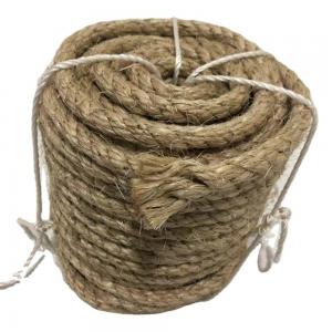 China Dia.6mm-60mm Twisted Jute Rope The Ultimate Solution for Packing Mooring and More on sale