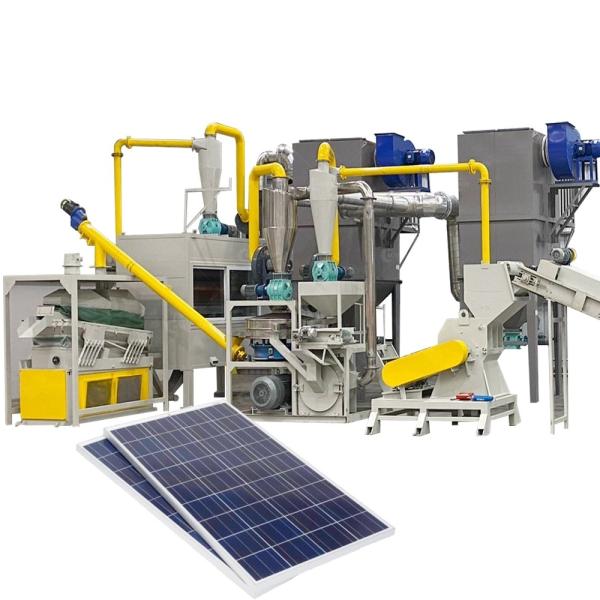 Advanced Waste Photovoltaic Solar Panels Recycling Machine for Green Energy