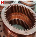 CNC Hobbing Forged 2000mm Teeth Grinding Big Ring Spur Gear Ring